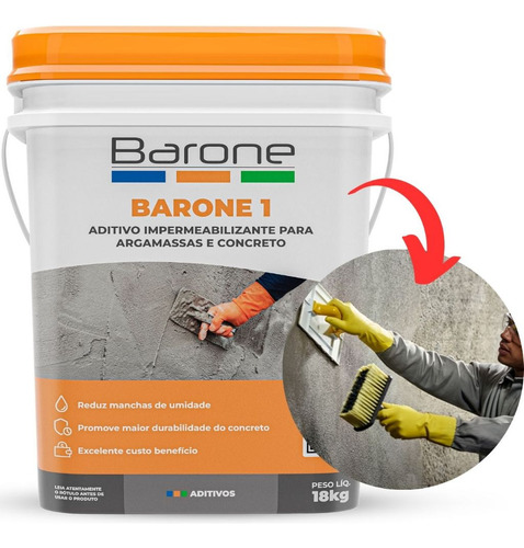 Aditivo Impermeabilizante Barone 18L
